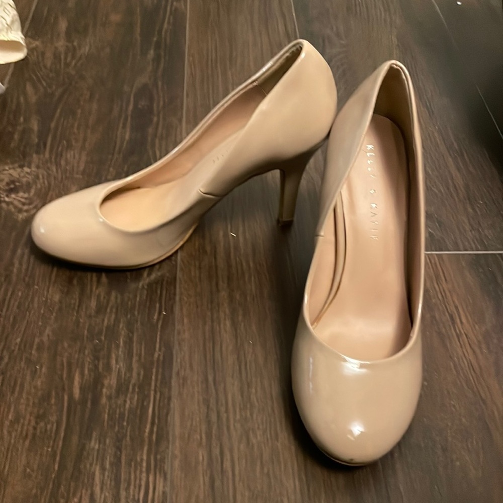 Nude high heels
